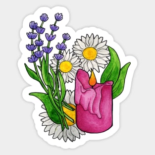 Herbal Candle Sticker